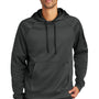 Nike Mens Therma-Fit Fleece Hooded Sweatshirt Hoodie w/ Pouch Pocket - Anthracite Grey