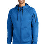 Nike Mens Therma-Fit Fleece Full Zip Hooded Sweatshirt Hoodie w/ Pockets - Game Royal Blue