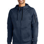 Nike Mens Therma-Fit Fleece Full Zip Hooded Sweatshirt Hoodie w/ Pockets - Navy Blue