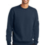 Nike Mens Club Fleece Crewneck Sweatshirt - Midnight Navy Blue