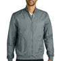 Nike Mens Full Zip Bomber Jacket - Cool Grey