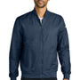 Nike Mens Full Zip Bomber Jacket - Midnight Navy Blue