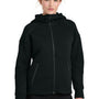 Nike Womens Tech Fleece Full Zip Hooded Sweatshirt Hoodie w/ Pockets - Black