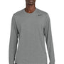 Nike Mens Team rLegend Long Sleeve Crewneck T-Shirt - Heather Carbon Grey - COMING SOON