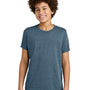 Next Level Youth CVC Jersey Short Sleeve Crewneck T-Shirt - Heather Slate Blue