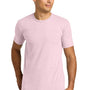 Next Level Mens CVC Jersey Short Sleeve Crewneck T-Shirt - Heather Light Pink