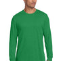 Next Level Mens CVC Long Sleeve Crewneck T-Shirt - Kelly Green