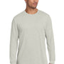 Next Level Mens CVC Long Sleeve Crewneck T-Shirt - Sand