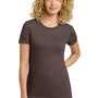 Next Level Womens CVC Jersey Short Sleeve Crewneck T-Shirt - Espresso Brown - Closeout