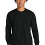 Next Level Mens Long Sleeve Crewneck T-Shirt - Black - COMING SOON