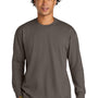 Next Level Mens Long Sleeve Crewneck T-Shirt - Shiitake Grey - COMING SOON