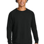 Next Level Mens French Terry Long Sleeve Crewneck T-Shirt - Black