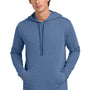 Next Level Mens PCH Fleece Hooded Sweatshirt Hoodie w/ Pockets - Heather Bay Blue