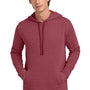 Next Level Mens PCH Fleece Hooded Sweatshirt Hoodie w/ Pockets - Heather Cardinal Red