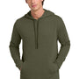Next Level Mens PCH Fleece Hooded Sweatshirt Hoodie w/ Pockets - Heather Military Green