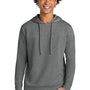 Next Level Mens French Terry Fleece Hooded Sweatshirt Hoodie w/ Pouch Pocket - Heather Grey