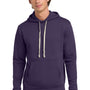 Next Level Mens Fleece Hooded Sweatshirt Hoodie w/ Pouch Pocket - Galaxy Purple