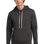 Next Level Mens Fleece Hooded Sweatshirt Hoodie w/ Pouch Pocket - Heavy Metal Grey