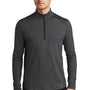 Ogio Mens Endurance Force Moisture Wicking 1/4 Zip Sweatshirt - Heather Blacktop