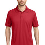 Ogio Mens Caliber 2.0 Moisture Wicking Short Sleeve Polo Shirt - Signal Red