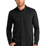 Ogio Mens Code Stretch Moisture Wicking Long Sleeve Button Down Shirt - Blacktop
