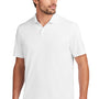 Ogio Mens Regain Moisture Wicking Short Sleeve Polo Shirt - White