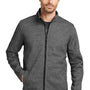 Ogio Mens Grit Full Zip Fleece Jacket - Heather Diesel Grey