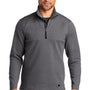Ogio Mens Transition Fleece 1/4 Zip Sweatshirt - Heather Blacktop