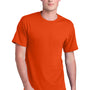 Port & Company Mens Core Blend Recycled Short Sleeve Crewneck T-Shirt - Orange