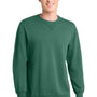 Port & Company Mens Beach Wash Fleece Crewneck Sweatshirt - Nordic Green