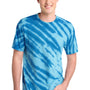 Port & Company Mens Tie-Dye Short Sleeve Crewneck T-Shirt - Royal Blue