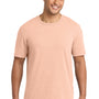 Port & Company Mens Short Sleeve Crewneck T-Shirt - Heather Dusty Peach