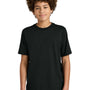 Port & Company Youth CVC Short Sleeve Crewneck T-Shirt - Black