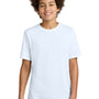 Port & Company Youth CVC Short Sleeve Crewneck T-Shirt - White