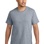 Port & Company Mens CVC Short Sleeve Crewneck T-Shirt - Heather Grey