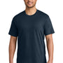 Port & Company Mens CVC Short Sleeve Crewneck T-Shirt - Deep Navy Blue