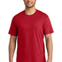 Port & Company Mens CVC Short Sleeve Crewneck T-Shirt - Red