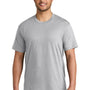 Port & Company Mens CVC Short Sleeve Crewneck T-Shirt - Silver Grey