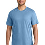 Port & Company Mens CVC Short Sleeve Crewneck T-Shirt - Tundra Blue