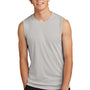 Port & Company Mens DryZone Moisture Wicking Performance Tank Top - Silver Grey