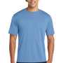 Port & Company Mens Dry Zone Performance Moisture Wicking Short Sleeve Crewneck T-Shirt - Carolina Blue
