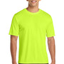 Port & Company Mens Dry Zone Performance Moisture Wicking Short Sleeve Crewneck T-Shirt - Neon Yellow