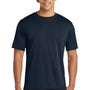 Port & Company Mens Dry Zone Performance Moisture Wicking Short Sleeve Crewneck T-Shirt - True Navy Blue