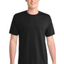 Port & Company Mens Dry Zone Performance Moisture Wicking Short Sleeve Crewneck T-Shirt - Jet Black
