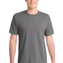 Port & Company Mens Dry Zone Performance Moisture Wicking Short Sleeve Crewneck T-Shirt - Medium Grey