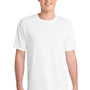 Port & Company Mens Dry Zone Performance Moisture Wicking Short Sleeve Crewneck T-Shirt - White