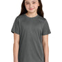 Port & Company Youth Heather Performance Short Sleeve Crewneck T-Shirt - Heather Metal Grey - COMING SOON
