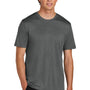 Port & Company Mens Heather Performance Short Sleeve Crewneck T-Shirt - Heather Metal Grey - COMING SOON