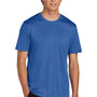 Port & Company Mens Heather Performance Short Sleeve Crewneck T-Shirt - Heather True Royal Blue - COMING SOON