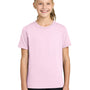 Port & Company Youth Easy Short Sleeve Crewneck T-Shirt - Cherry Blossom Pink - COMING SOON
